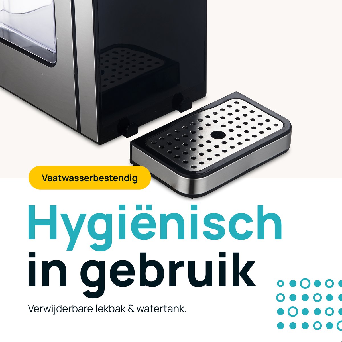 MOA Heetwaterdispenser 2,7L RVS Zilver