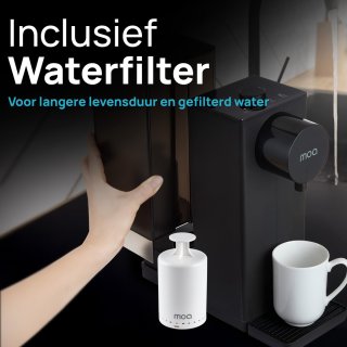MOA Heetwaterdispenser 2L Zwart