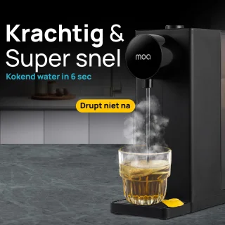 MOA Heetwaterdispenser 2L Zwart