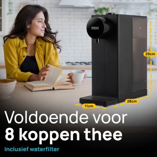 MOA Heetwaterdispenser 2L Zwart