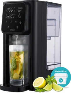 MOA Heetwaterdispenser 3L Zwart