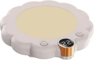 Mokwarmer onderzetter wit