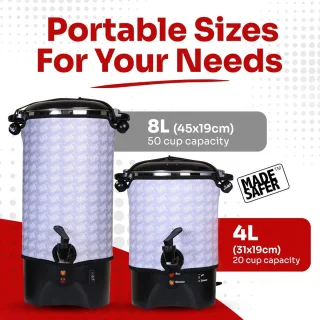 Mrs. Jones Warmwaterdispenser 4L