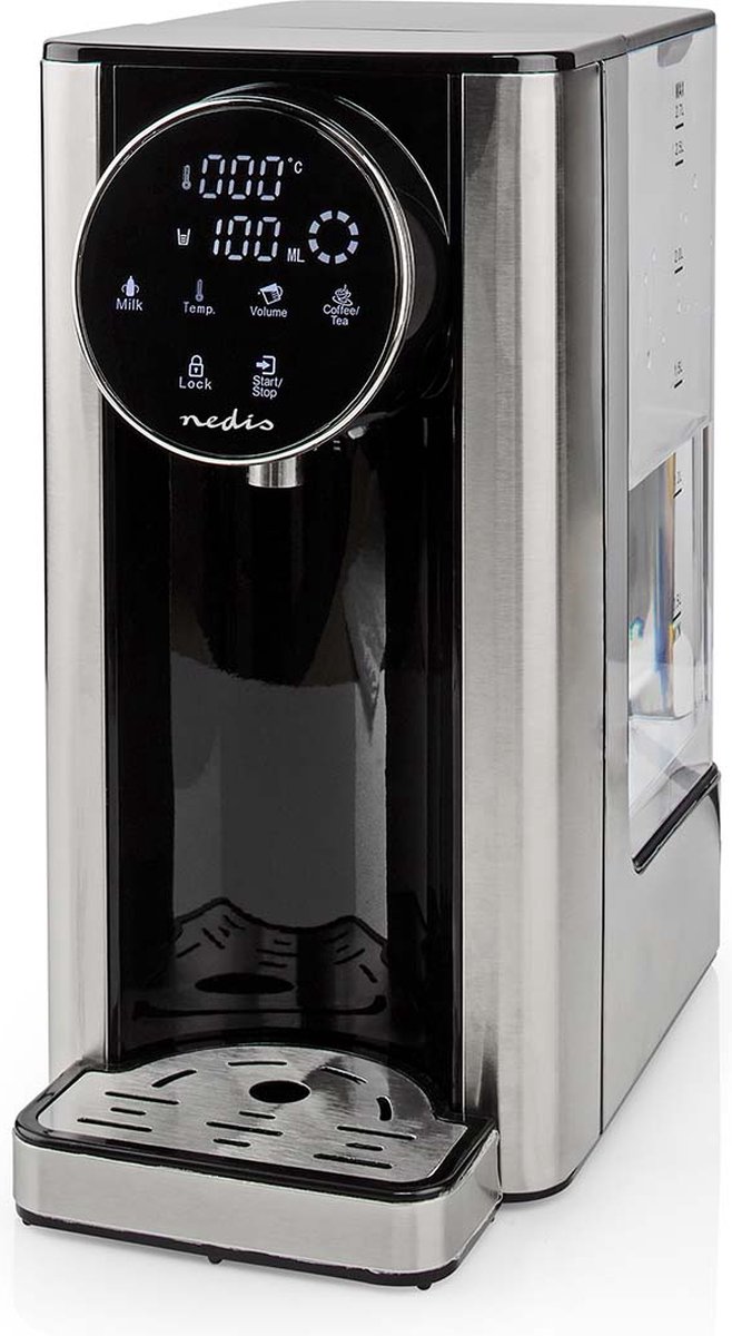 Nedis Heetwaterdispenser 2600W 2.7L Zwart Aluminium