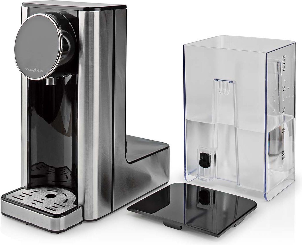 Nedis Heetwaterdispenser 2600W 2.7L Zwart Aluminium
