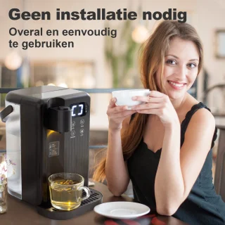 Nimma Heetwaterdispenser 3L Zwart