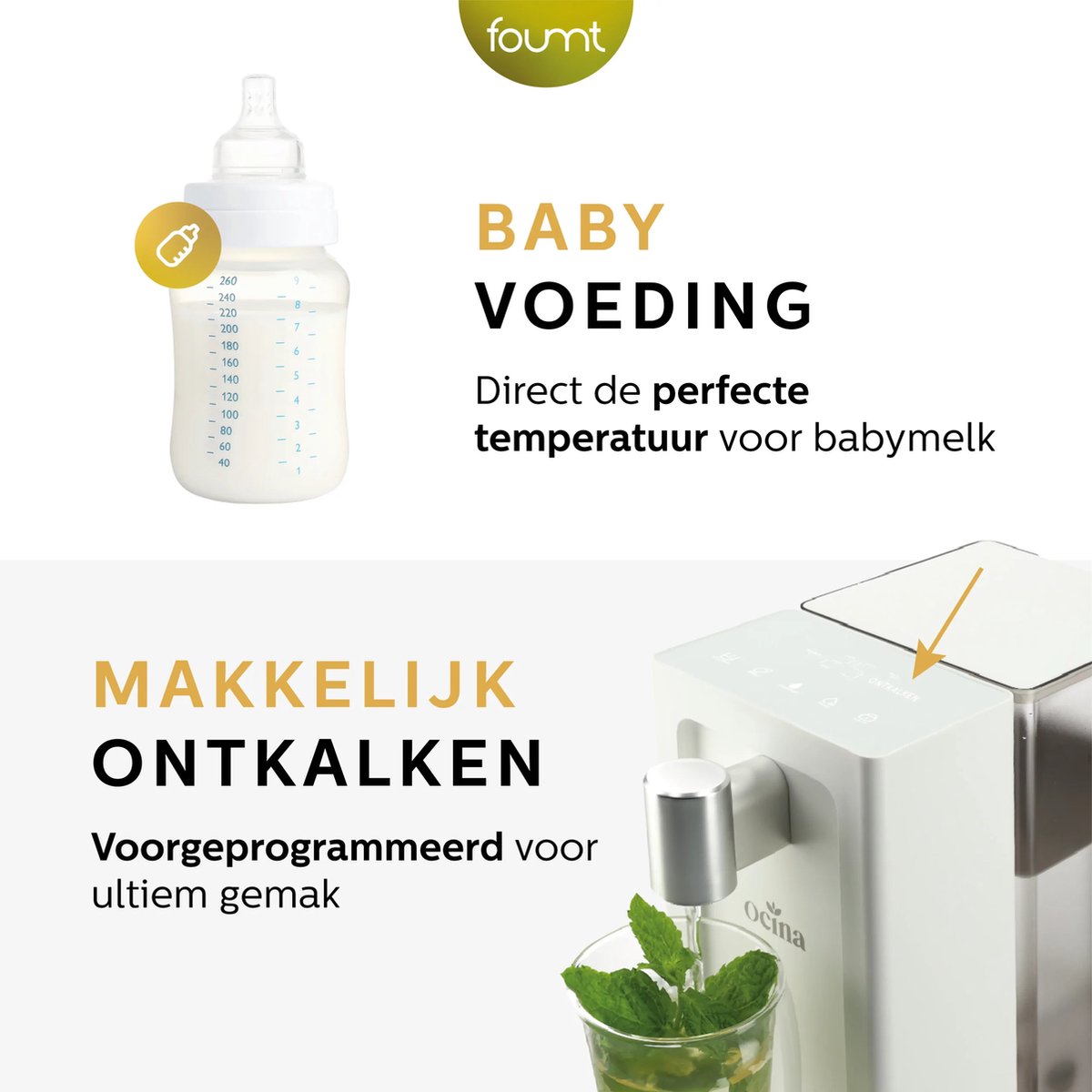 Ocina Heetwaterdispenser 3L Wit Digitaal