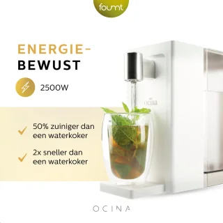 Ocina Heetwaterdispenser 3L Wit Digitaal