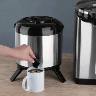 Olympia DH709 RVS Dubbelwandige Drankdispenser 6L