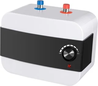 Ondertafelboiler 6 liter wit/zwart