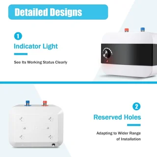 Wat vinden we goed aan de Ondertafelboiler 6L - Wit/Zwart