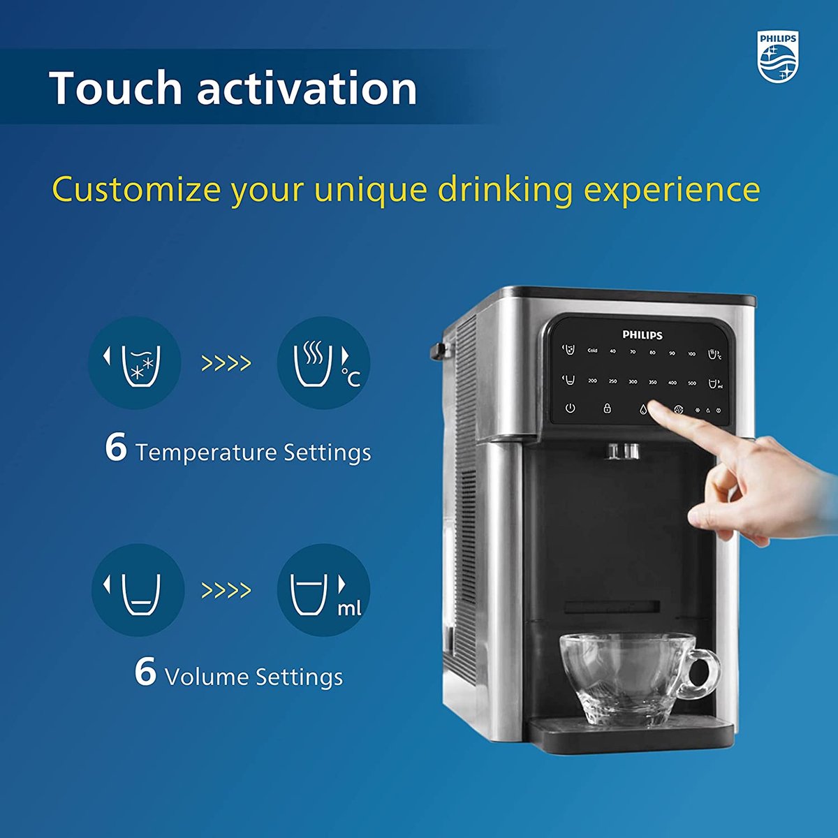 Philips All-in-one waterstation 2.8L Touchscreen