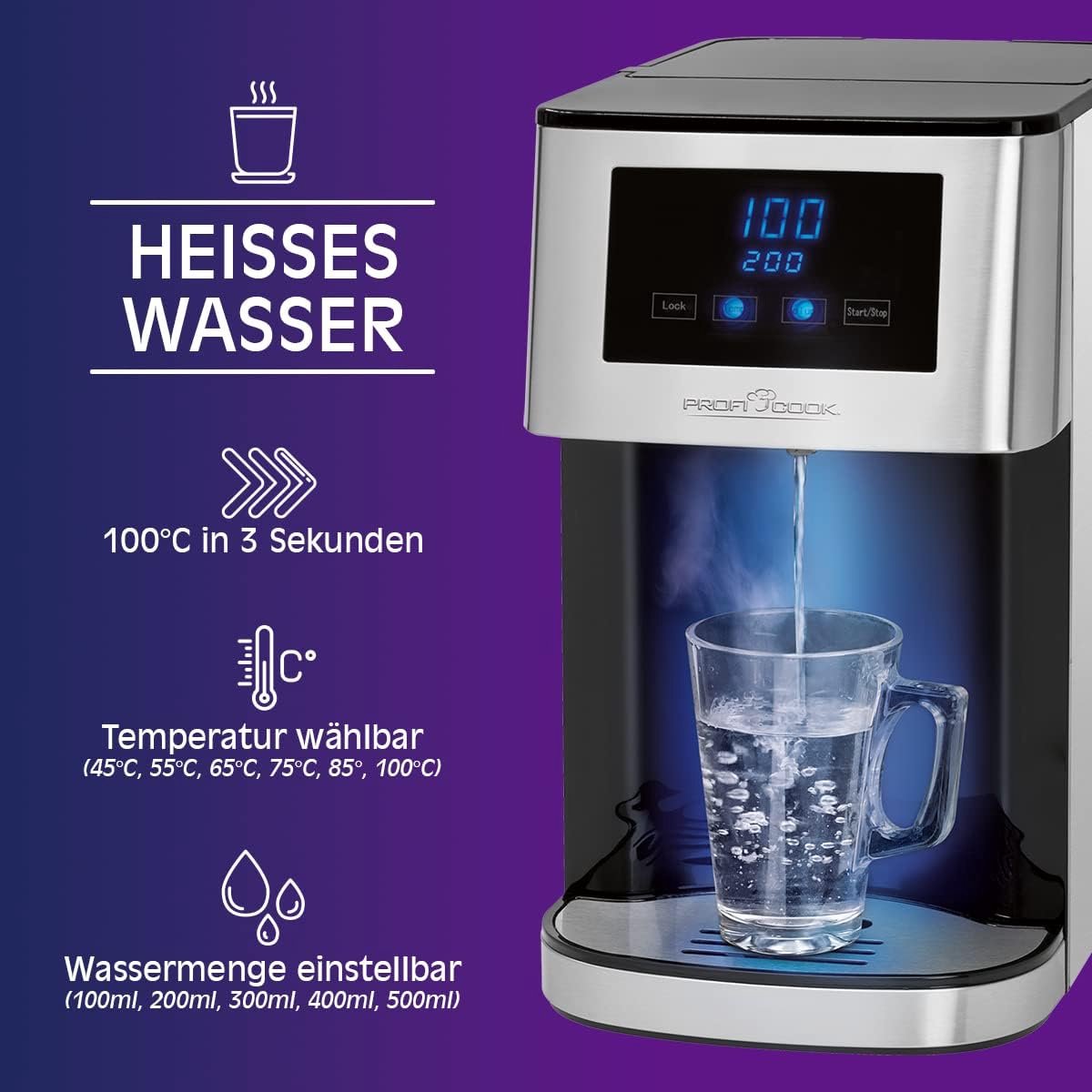 ProfiCook HWS 1145 Waterkoker 4.0L