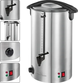 ProfiCook PC-HGA 1196 hete drankautomaat zilver