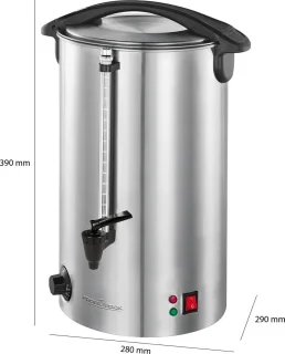 ProfiCook PC-HGA 1196 hete drankautomaat zilver