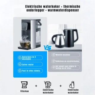 QORA® heetwaterdispenser grijs