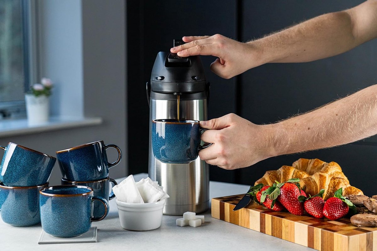 Wat vinden we goed aan de RFWR® Airpot Thee Dispenser 1,9L Roestvrij Staal