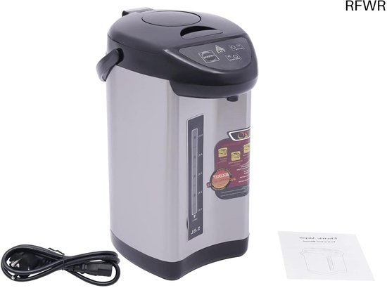 RFWR® Elektrische thermoskan 4L Roestvrijstaal