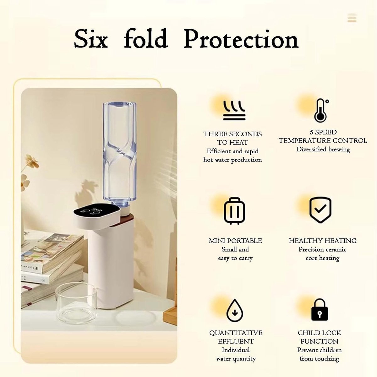 Wat vinden we goed aan de RFWR® Heetwaterdispenser Draagbaar