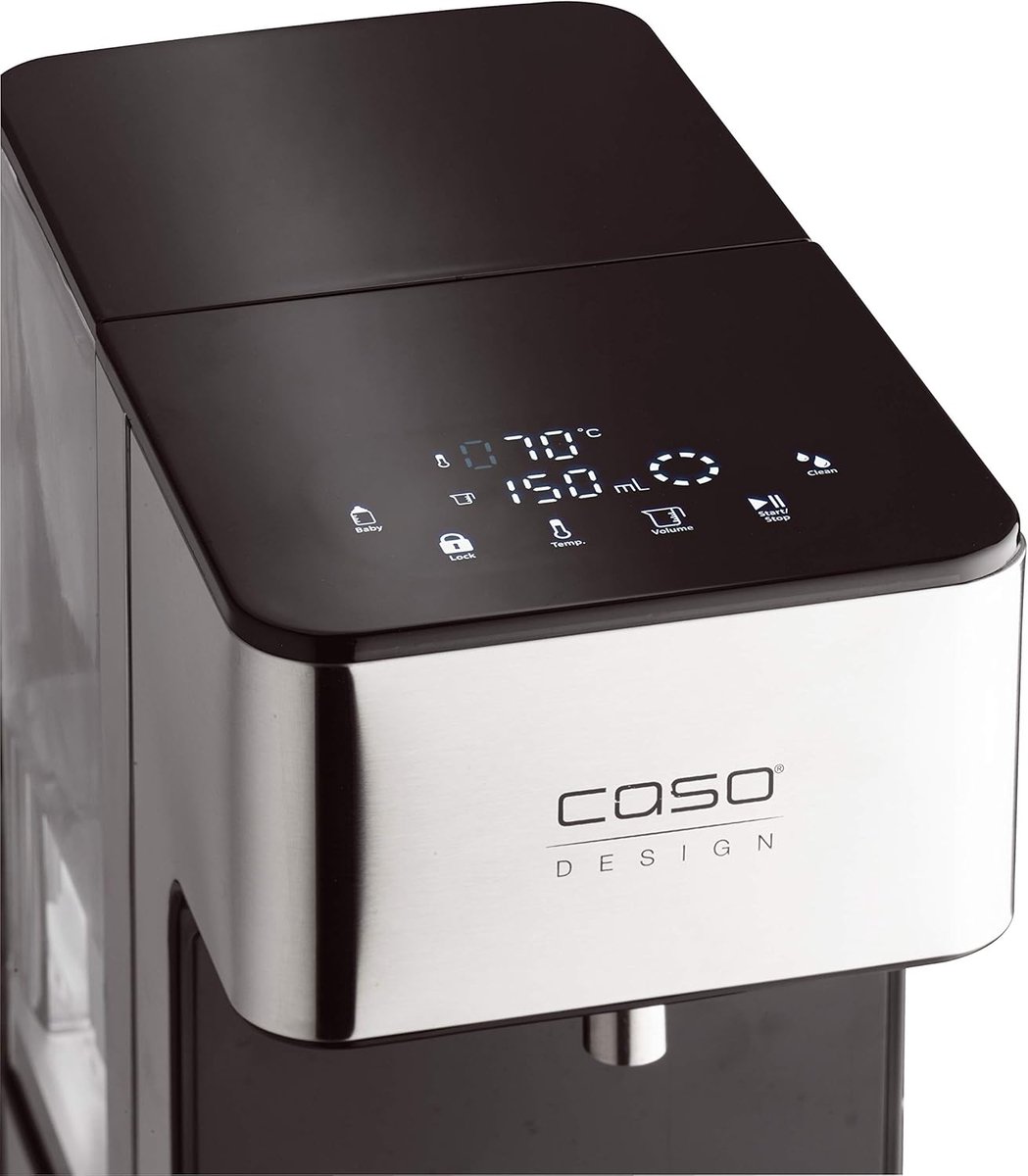 Wat vinden we goed aan de RFWR Turbo Heetwaterdispenser 2600W Zwart Roestvrij Staal