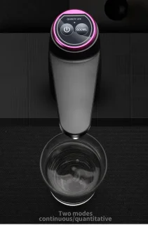 RM Store® Heetwatertap Roestvrij Staal Zwart 13.5x15cm