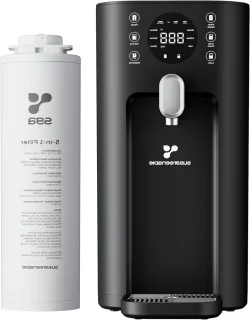 De RO Warmwaterdispenser Zwart in één oogopslag