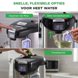 RVS Warmwaterdispenser 5L