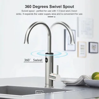 RVS Warmwaterkraan