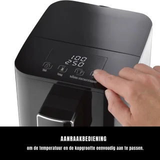 Wat vinden we goed aan de SAVI® Heetwaterdispenser Zwart 29 x 18 x 30 cm