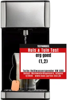 De SCH® Heetwaterdispenser - Waterdispenser Zwart/Zilver in één oogopslag