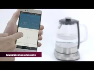 SCH® Waterkoker Glas Zilver