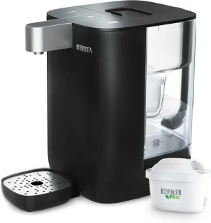 SnelShoppen heetwaterdispenser zwart