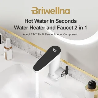 SnelShoppen tankloze elektrische waterverwarmer voor badkamerkraan