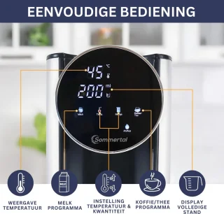 Sommertal HW400 heetwaterdispenser Businessline XXL met 4L tank