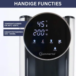 Sommertal HW400 heetwaterdispenser Businessline XXL met 4L tank
