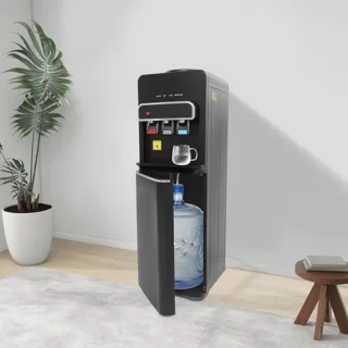Staande waterdispenser 5 gallon zwart