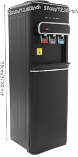 Staande waterdispenser 5 gallon zwart