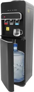 Staande waterdispenser 5 gallon zwart