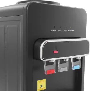 Staande waterdispenser 5 gallon - zwart