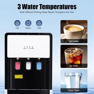 Staande waterkoeler en -warmer