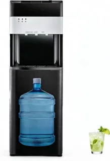 Staande waterkoeler onderlader wit