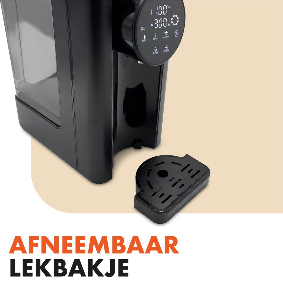 Studio Linea Luxe Heetwaterdispenser SLWK60BK