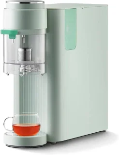 Theezetapparaat met dispenser zwart