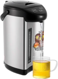 Thermopot warmwaterdispenser 4 liter zwart