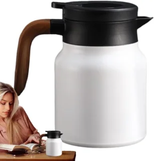 Thermoskan drankdispenser 1 liter wit