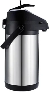 Thermoskan koffiedispenser 2,5 liter zilver