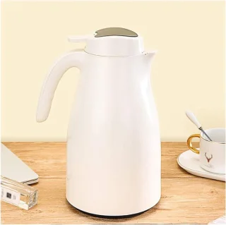 Thermoskan met display - koffiepot theepot - 2L - wit