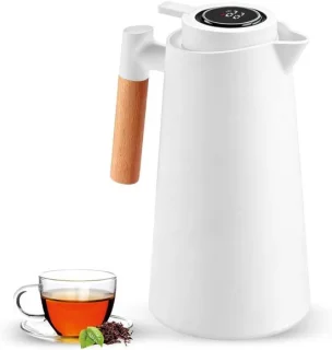 Thermoskan met temperatuurweergave, 1 liter