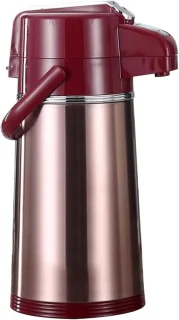 Thermoskaraf heetwaterdispenser koffiekan 3 liter zilver