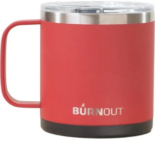 Thermosmok 14oz rood/zwart